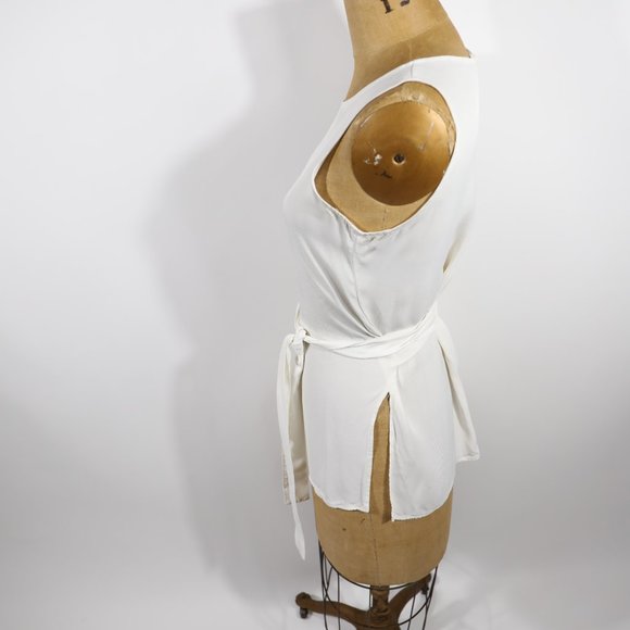 ZARA BASICS - White blouse short sleeve - Picture 2 of 5